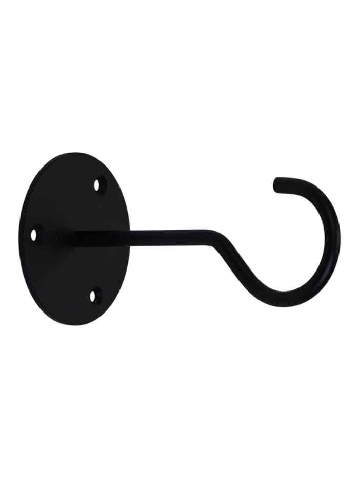 Кронштейн для кашпо настенный/потолочный металл, черный