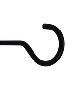 Кронштейн для кашпо с цветами «Крючок», металлический, чёрный - Фото 2