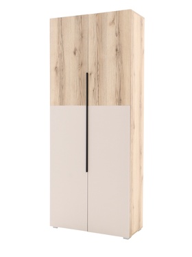 Шкаф двухстворчатый Заря, 900х403х2176, Дуб делано/Кашемир