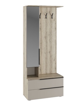 Прихожая «Заря», 900×403×2196 мм, цвет дуб делано/кашемир  (артикул 10996553)  большой выбор товаров оптом и в розницу по низким ценам с доставкой