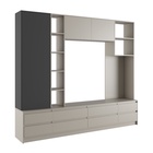 Гостиная «Селена», 2400×320×2100 мм, цвет кашемир/графит - Фото 3