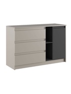 Комод «Селена», 1200×420×800 мм, цвет кашемир/графит  (артикул 10996555)  большой выбор товаров оптом и в розницу по низким ценам с доставкой