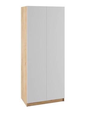 Шкаф двухстворчатый «Сева», 900×530×2200 мм, цвет белый/дуб крафт