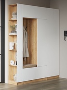 Стеллаж торцевой «Сева», 396×200×2200 мм, цвет белый/дуб крафт - фото 122245612