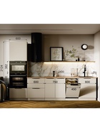 Кухонный гарнитур прямой «Виктория», без верха, 3000 мм, цвет кашемир - Фото 2