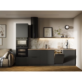 Кухонный гарнитур без верха Виктория 3000, Графит 10996585