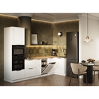 Кухонный гарнитур без верха угловой Виктория 3000х1200, Белый глянец 10996589