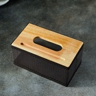 УЦЕНКА Салфетница «Эстетика», 21×12×10 см, коричневая - Фото 6