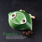 УЦЕНКА Блюдо «Птички на листочке», 19×13×4 см, зелёное - Фото 3