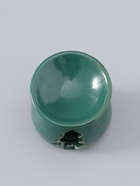 УЦЕНКА Аромалампа керамика "Ёлочка" тёмно-зелёная 6,8х6,8х7,5 см - Фото 6