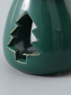 УЦЕНКА Аромалампа керамика "Ёлочка" тёмно-зелёная 6,8х6,8х7,5 см - Фото 8