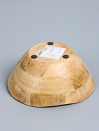 УЦЕНКА Салатник "Желтые и синие цветы" дерево манго 23х23х10,5 см - Фото 4