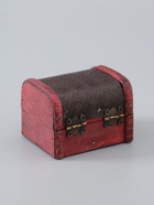 УЦЕНКА Шкатулка дерево сундучок «Плетёнка » 6×5×8 см - Фото 4