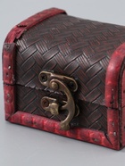 УЦЕНКА Шкатулка дерево сундучок «Плетёнка » 6×5×8 см - Фото 5