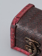 УЦЕНКА Шкатулка дерево сундучок «Плетёнка » 6×5×8 см - Фото 7