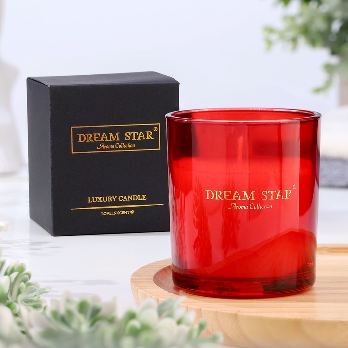 УЦЕНКА Свеча ароматическая в стакане "Dream Star", цветок страсти, 7х8 см - Фото 1