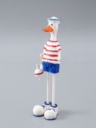 УЦЕНКА Фигура "Гусь морячок" полистоун, 5,5х10х20см - Фото 5