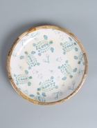 УЦЕНКА Блюдо «Черепаха и цветы» дерево манго 25×25×4.5 см - Фото 2