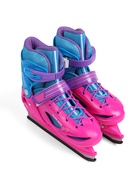 УЦЕНКА Коньки детские раздвижные BlackAqua, р. 30-33, для фитнеса, с роликовой платформой, мультиколор - Фото 2