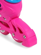 УЦЕНКА Коньки детские раздвижные BlackAqua, р. 30-33, для фитнеса, с роликовой платформой, мультиколор - Фото 13