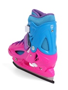 УЦЕНКА Коньки детские раздвижные BlackAqua, р. 30-33, для фитнеса, с роликовой платформой, мультиколор - Фото 5