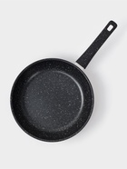 Сковорода Доляна Black Rock, d=26 см, ручка софт тач, антипригарное покрытие, индукция, чёрная - Фото 3