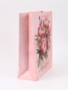 Пакет подарочный «Цветы. Поздравляю!», 40×15×49 см  (артикул 10935711)  большой выбор товаров оптом и в розницу по низким ценам с доставкой