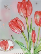 Пакет подарочный прозрачный «Тюльпаны», 22×10×24 см  (артикул 10957228)  большой выбор товаров оптом и в розницу по низким ценам с доставкой