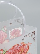 Пакет подарочный прозрачный «Розы», 22×10×24 см  (артикул 10957231)  большой выбор товаров оптом и в розницу по низким ценам с доставкой