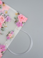 Пакет подарочный прозрачный «Цветы», 30×26×12 см  (артикул 10957233)  большой выбор товаров оптом и в розницу по низким ценам с доставкой