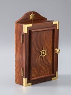 УЦЕНКА Ключница «Штурвал» 18×9×30 см, дерево шишам - Фото 4