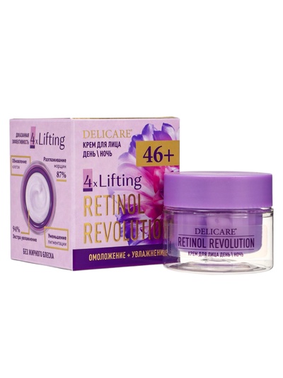 Крем для лица Delicare Retinol, день/ночь, 46+, 50 мл