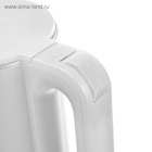 УЦЕНКА Чайник электрический "Добрыня" DO-1245W, пластик, колба металл, 1.8 л, 1800-2200 Вт, белый 54 - Фото 3