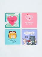 Блокнот, 10×10 см, 16 л. «Моя любовь» МИКС 10888089