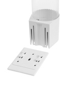 УЦЕНКА Стаканодержатель LCH-01, 70 стаканов, крепление магнит, белый - Фото 4