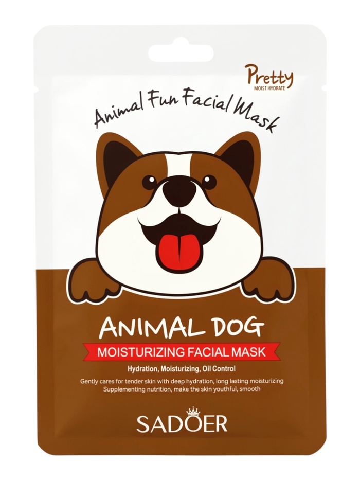 Тканевая маска, увлажняющая «Собачка», 25 мл