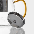 УЦЕНКА Чайник заварочный с металлическим ситом «Льдинка», 300 мл - Фото 4