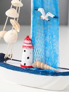 Сувенирная модель корабля «Судно с маяком», 3.7×16×21.3 см  (артикул 10957127)  большой выбор товаров оптом и в розницу по низким ценам с доставкой