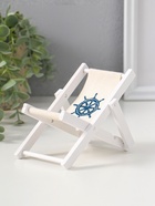 Фигурка дерево «Стул пляжный со штурвалом», 9×1×15.5 см  (артикул 10962658)  большой выбор товаров оптом и в розницу по низким ценам с доставкой