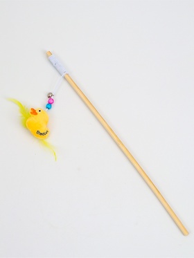 Дразнилка-удочка «Утенок», цвет МИКС