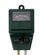 Измеритель параметров почвы, влажность/pH/кислотность, зелёный - Фото 3