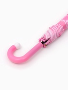 Зонт - трость детский «Слоник», полуавтоматический, R=43/50 см, розовый - Фото 4