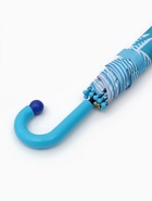 Зонт - трость детский «Зебра», полуавтоматический, R=43/50 см, бирюзовый - Фото 4