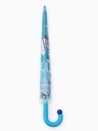 Зонт - трость детский «Зебра», полуавтоматический, R=43/50 см, бирюзовый - Фото 6