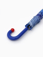 Зонт - трость детский «Динозаврики», полуавтоматический, R=43/50 см, синий - Фото 4