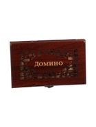 УЦЕНКА Домино настольная игра «Резное», 28 шт., костяшка 5×2.5 см, 12×20 см - Фото 4