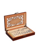 УЦЕНКА Домино настольная игра «Резное», 28 шт., костяшка 5×2.5 см, 12×20 см - Фото 8