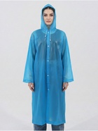 УЦЕНКА Дождевик - плащ взрослый, р-р 44-50, цвет голубой накл ОТ - Фото 1