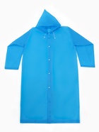 УЦЕНКА Дождевик - плащ взрослый, р-р 44-50, цвет голубой накл ОТ - Фото 4