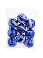 УЦЕНКА Набор шаров пластик d=6 см, 9 шт. «Паулина» синий - Фото 2
